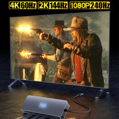 BYL-2411 11 in 1 Type-C HUB Docking Station with 3 x USB3.0, PD100W, SD/TF, RJ45, Type-C, VGA, HDTV, 3.5mm Jack by buy2fix