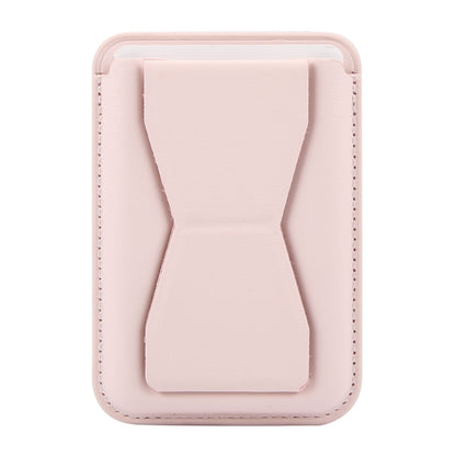 MagSafe Magnetic Wallet Card Hourglass Fold Holder Case(Pink) - Others Accessories by buy2fix | Online Shopping UK | buy2fix