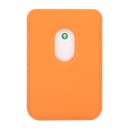 MagSafe Magnetic Wallet Card Hourglass Fold Holder Case(Orange) - Adhesive Card Holders by buy2fix | Online Shopping UK | buy2fix