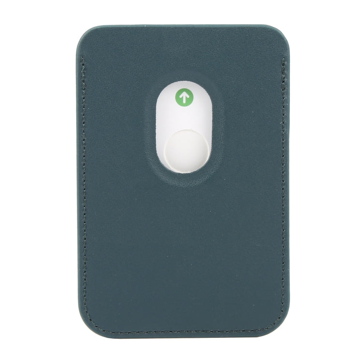 MagSafe Magnetic Wallet Card Hourglass Fold Holder Case(Deep Green) - Adhesive Card Holders by buy2fix | Online Shopping UK | buy2fix