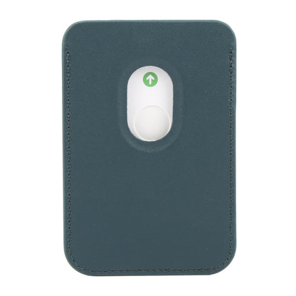MagSafe Magnetic Wallet Card Hourglass Fold Holder Case(Deep Green) - Adhesive Card Holders by buy2fix | Online Shopping UK | buy2fix