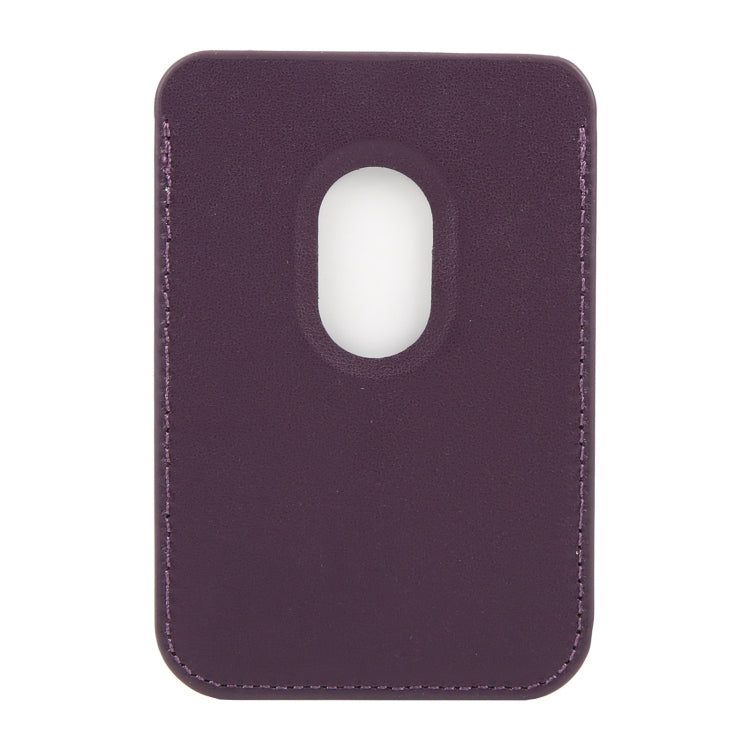 MagSafe Magnetic Wallet Card Hourglass Fold Holder Case(Purple) - Adhesive Card Holders by buy2fix | Online Shopping UK | buy2fix