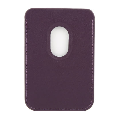 MagSafe Magnetic Wallet Card Hourglass Fold Holder Case(Purple) - Adhesive Card Holders by buy2fix | Online Shopping UK | buy2fix