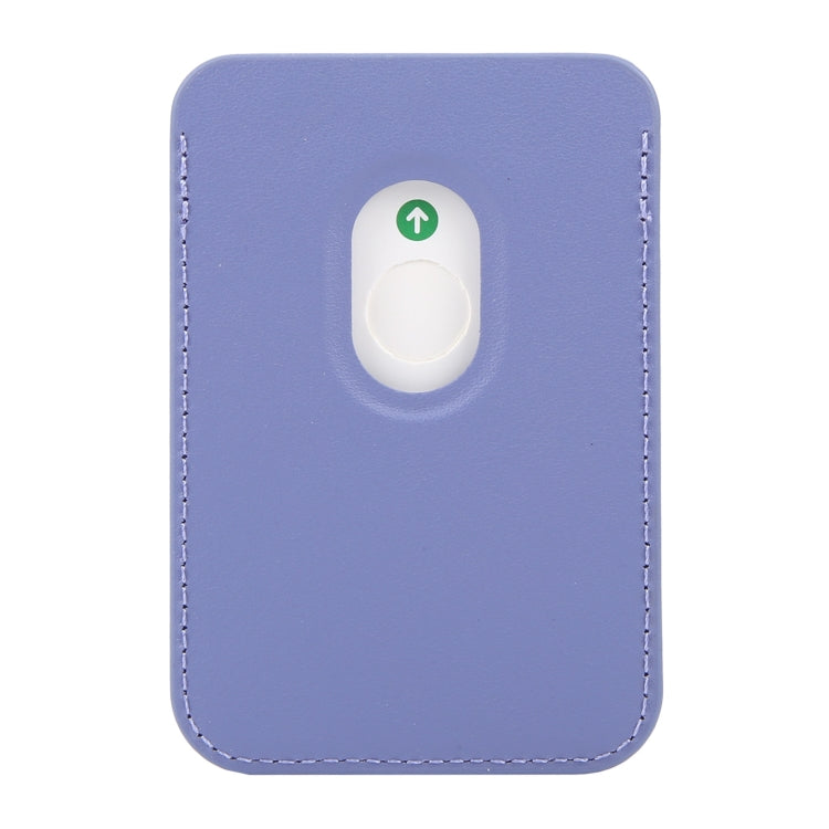 MagSafe Magnetic Wallet Card Hourglass Fold Holder Case(Lavender) - Adhesive Card Holders by buy2fix | Online Shopping UK | buy2fix
