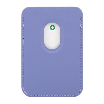 MagSafe Magnetic Wallet Card Hourglass Fold Holder Case(Lavender) - Adhesive Card Holders by buy2fix | Online Shopping UK | buy2fix