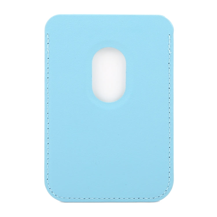 MagSafe Magnetic Wallet Card Hourglass Fold Holder Case(Sky Blue) - Adhesive Card Holders by buy2fix | Online Shopping UK | buy2fix