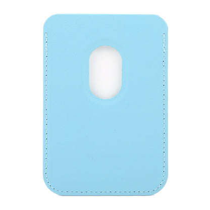 MagSafe Magnetic Wallet Card Hourglass Fold Holder Case(Sky Blue) - Adhesive Card Holders by buy2fix | Online Shopping UK | buy2fix