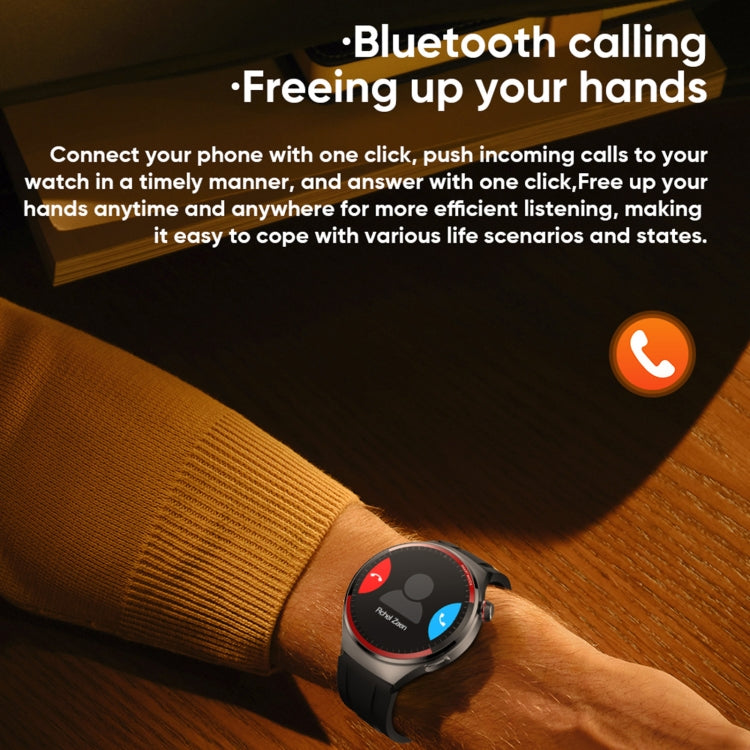 MT78 1.43 inch IP67 Waterproof Smart Watch, Support Sleep Monitoring(Black) by buy2fix