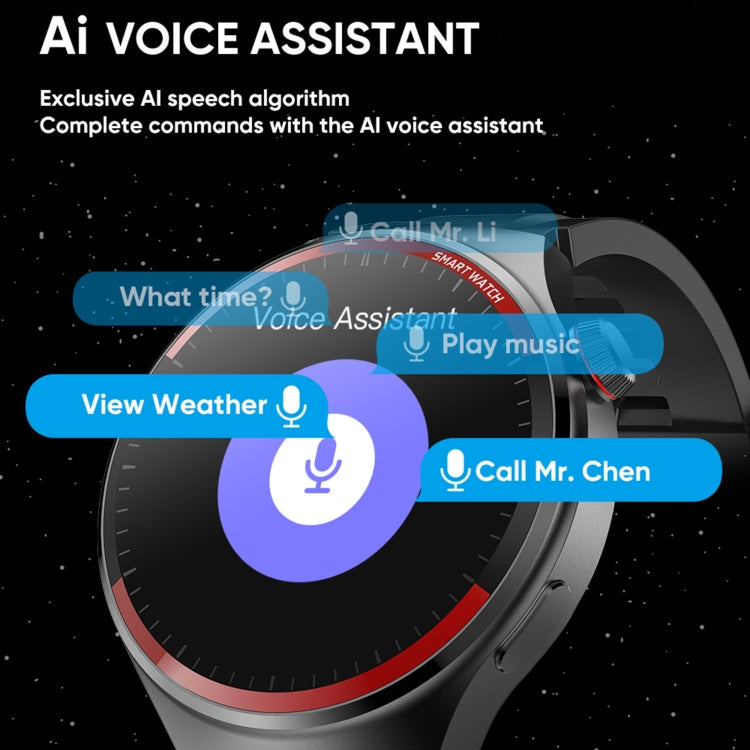 MT78 1.43 inch IP67 Waterproof Smart Watch, Support Sleep Monitoring(Black) by buy2fix