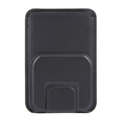 MagSafe Magnetic Wallet Card Square Fold Holder Case(Black) - Adhesive Card Holders by buy2fix | Online Shopping UK | buy2fix