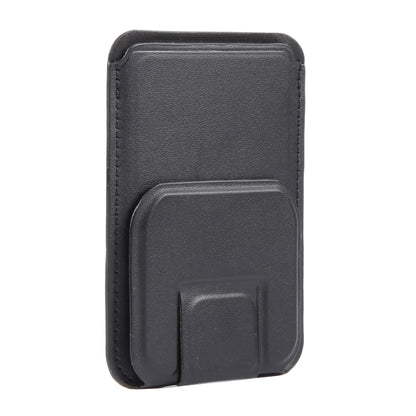 MagSafe Magnetic Wallet Card Square Fold Holder Case(Black) - Adhesive Card Holders by buy2fix | Online Shopping UK | buy2fix