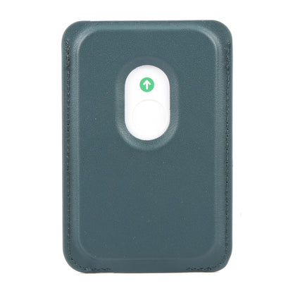 MagSafe Magnetic Wallet Card Square Fold Holder Case(Deep Green) - Adhesive Card Holders by buy2fix | Online Shopping UK | buy2fix