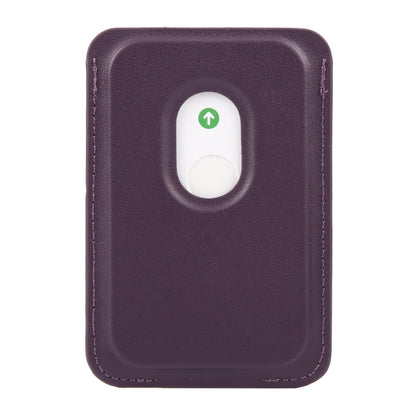 MagSafe Magnetic Wallet Card Square Fold Holder Case(Purple) - Adhesive Card Holders by buy2fix | Online Shopping UK | buy2fix