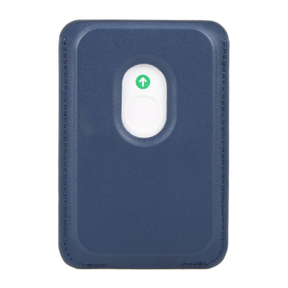 MagSafe Magnetic Wallet Card Square Fold Holder Case(Blue) - Adhesive Card Holders by buy2fix | Online Shopping UK | buy2fix