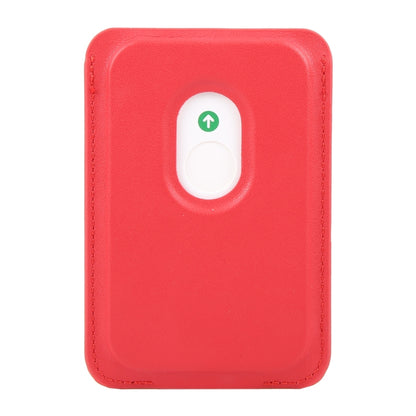 MagSafe Magnetic Wallet Card Square Fold Holder Case(Red) - Adhesive Card Holders by buy2fix | Online Shopping UK | buy2fix