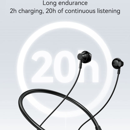 USAMS YQ24 YQ Series BT5.3 Neck-mounted Sports Bluetooth Earphone(Black) - Neck-mounted Earphone by USAMS | Online Shopping UK | buy2fix