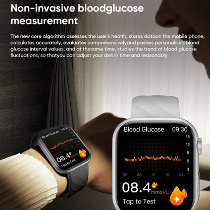 MT500 1.97 inch IP67 Waterproof Smart Watch, Support Electrocardiogram / Temperature Measurement(White) by buy2fix