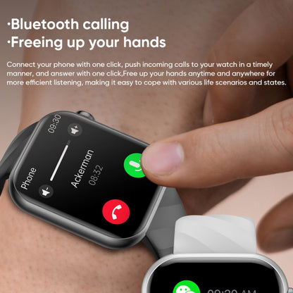 MT500 1.97 inch IP67 Waterproof Smart Watch, Support Electrocardiogram / Temperature Measurement(Black) by buy2fix