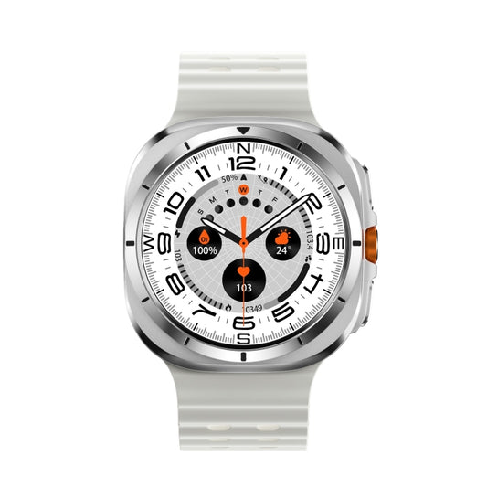 W7 1.43 inch IP68 Waterproof Smart Watch, Support Sedentary Reminder / Sleep Monitoring(White) by buy2fix