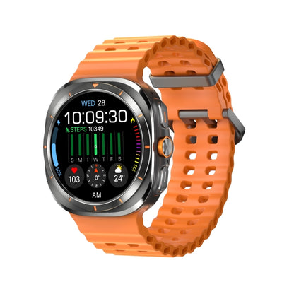 W7 1.43 inch IP68 Waterproof Smart Watch, Support Sedentary Reminder / Sleep Monitoring(Orange) by buy2fix