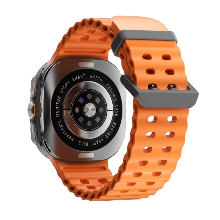W7 1.43 inch IP68 Waterproof Smart Watch, Support Sedentary Reminder / Sleep Monitoring(Orange) by buy2fix