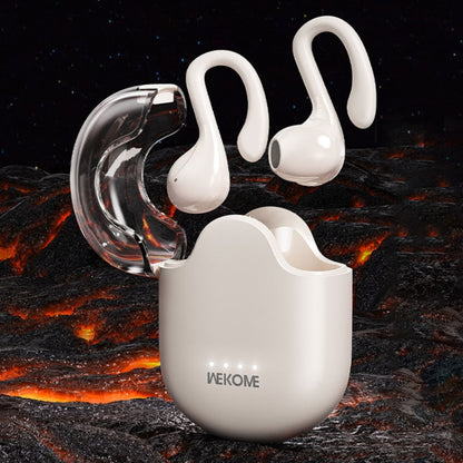 WK WS-03 Yindou Ear-mounted Air Conduction Bluetooth Earphone(White) - Bluetooth Earphone by WK | Online Shopping UK | buy2fix