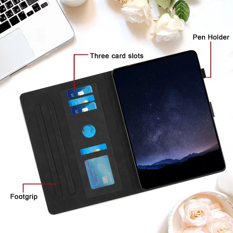 For iPad Pro 9.7 / 9.7 2018 / 2017 Honeycomb Embossed Leather Smart Tablet Case(Black) - iPad 9.7 (2018) & (2017) Cases by buy2fix | Online Shopping UK | buy2fix