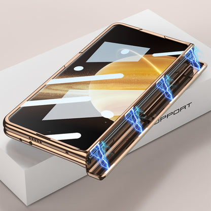 For Honor Magic V3 GKK Integrated Magnetic Fold Hinge Shockproof Phone Case(Gold) - Honor Cases by GKK | Online Shopping UK | buy2fix