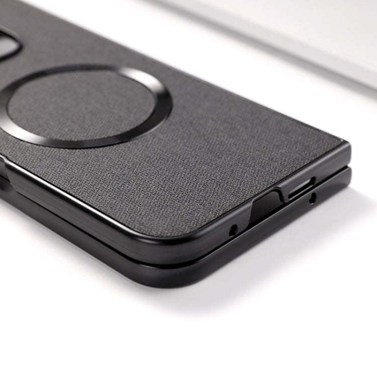 For Google Pixel 9 Pro Fold CD Magsafe Magnetic Cloth Texture Phone Case(Light Green) by buy2fix