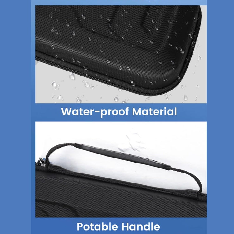 For Sony PlayStation Portal Portable Game Console Storage Bag Kits(Black) by buy2fix