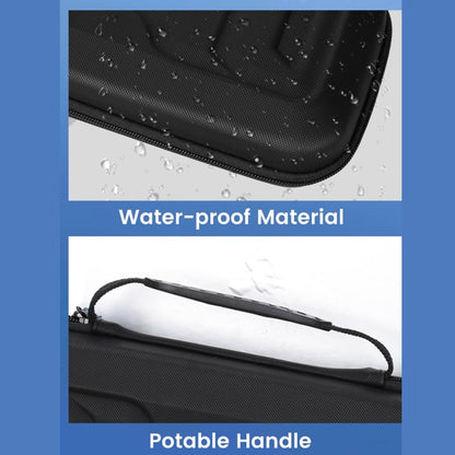 For Sony PlayStation Portal Portable Game Console Storage Bag Kits(Black) by buy2fix