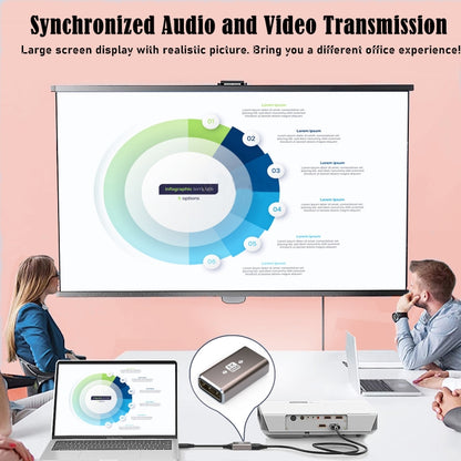 8K Ultra DP Male to Male Adapter by buy2fix