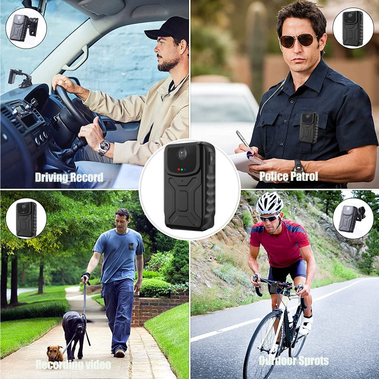 860B 1080P 140 Degree Wide Angle Wearable Portable Mini Camera(Black) - Mini Camera by buy2fix | Online Shopping UK | buy2fix