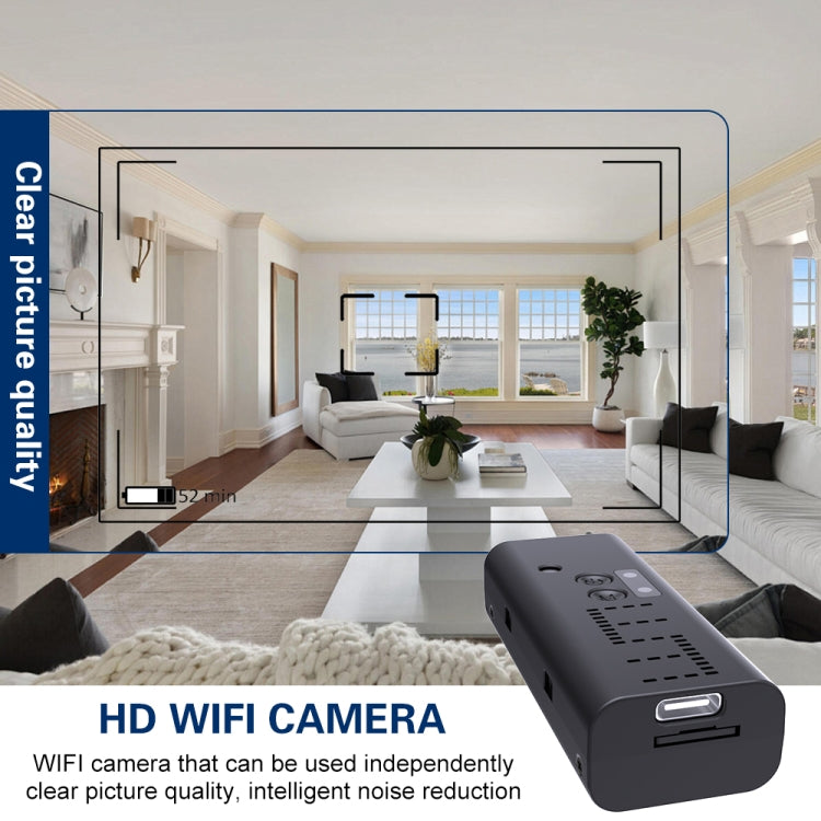 WK13 720P Smart Remote Wifi Camera Supports Infrared Night Vision(Black) - Wireless Camera by buy2fix | Online Shopping UK | buy2fix