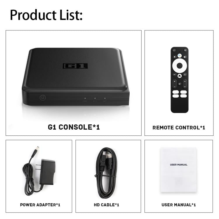 G1 Cortex-A55 Android 11 Quad-core CPU 4K HD Internet Set-top Box with Remote Control, 4GB+32GB(US Plug) - Others by buy2fix | Online Shopping UK | buy2fix