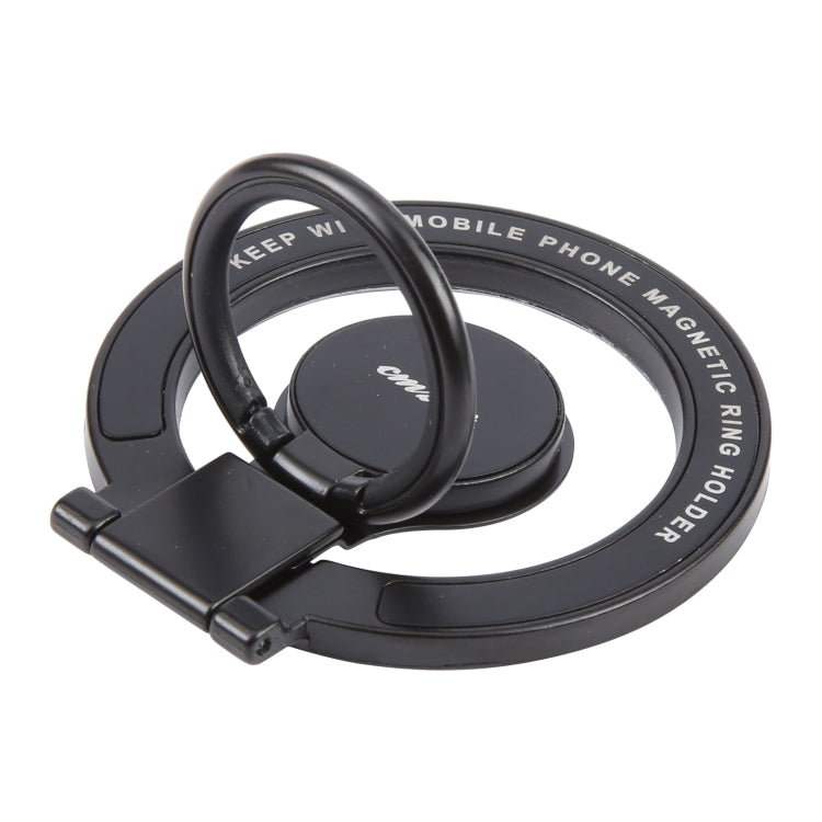 CPS-052 Magnetic Folding Phone Ring Holder(Black) - Ring Holder by buy2fix | Online Shopping UK | buy2fix