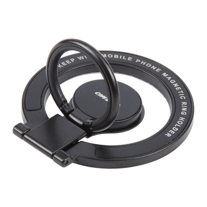 CPS-052 Magnetic Folding Phone Ring Holder(Black) - Ring Holder by buy2fix | Online Shopping UK | buy2fix