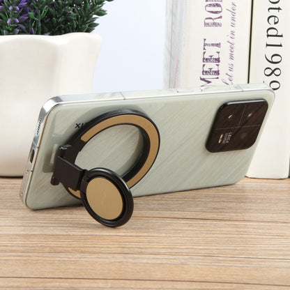 CPS-052 Magnetic Folding Phone Ring Holder(Beige) - Ring Holder by buy2fix | Online Shopping UK | buy2fix