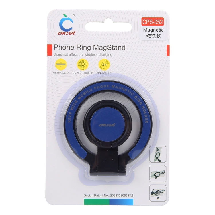 CPS-052 Magnetic Folding Phone Ring Holder(Blue) - Ring Holder by buy2fix | Online Shopping UK | buy2fix