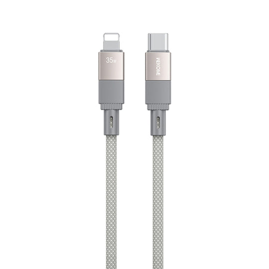 WK WDC-47 Magneto Series 1m PD35W Type-C to 8 Pin Fast Charging Magnetic Data Cable(Grey)