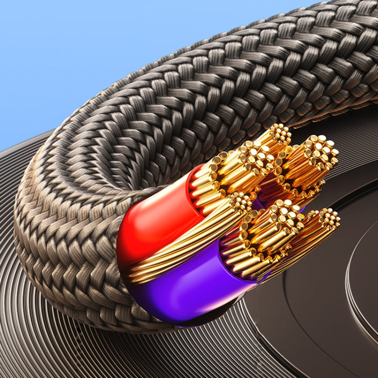 WK WDC-195 1m Geeker 3.5mm TRS AUX Audio Cable(Tarnish) - Cable & Splitter by WK | Online Shopping UK | buy2fix