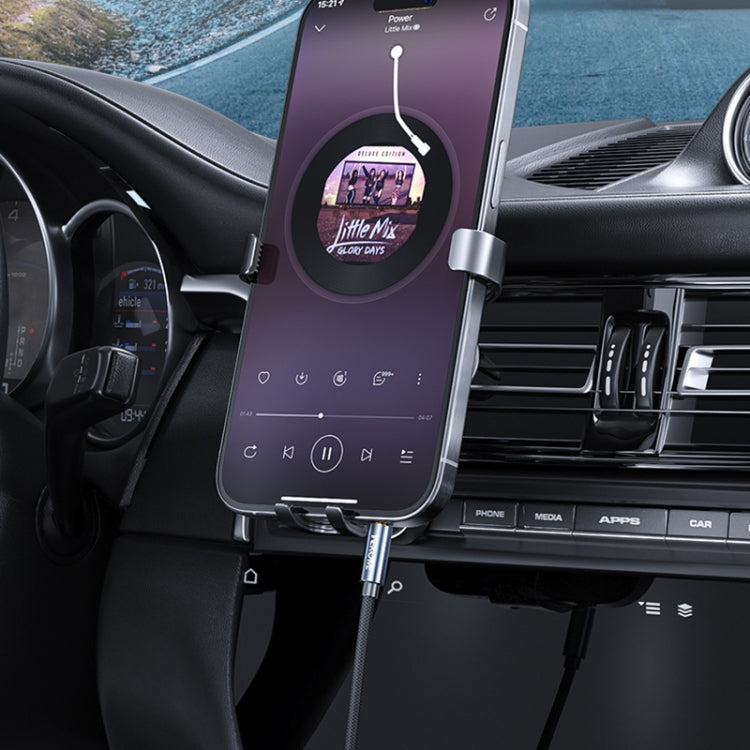 WK WDC-195 1m Geeker 3.5mm TRS AUX Audio Cable(Tarnish) - Cable & Splitter by WK | Online Shopping UK | buy2fix