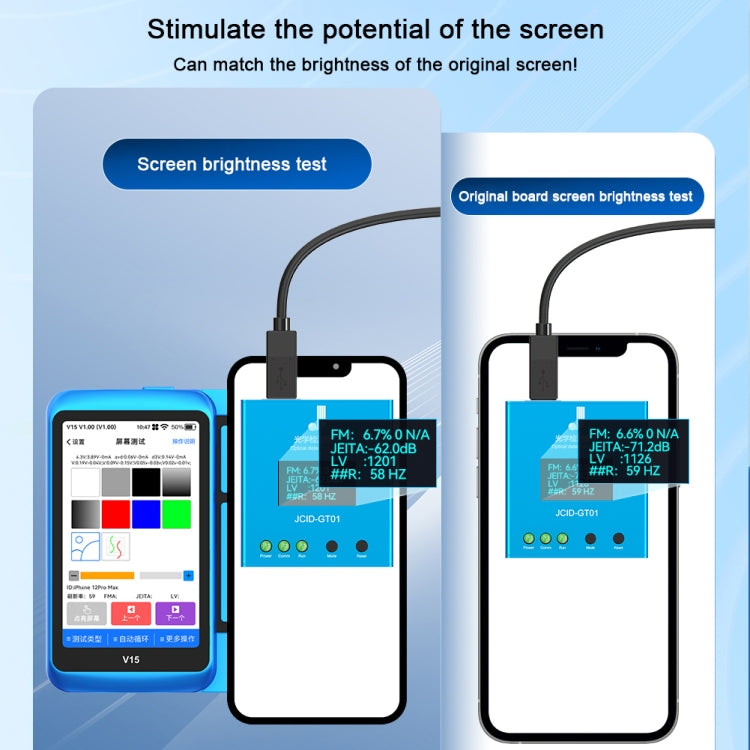 JCID V15 Professional LCD Touch Screen Tester - Test Tools by JCID | Online Shopping UK | buy2fix