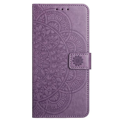 For iPhone Air Flower Embossed Leather Phone Case(Purple) - iPhone Air Cases by buy2fix | Online Shopping UK | buy2fix