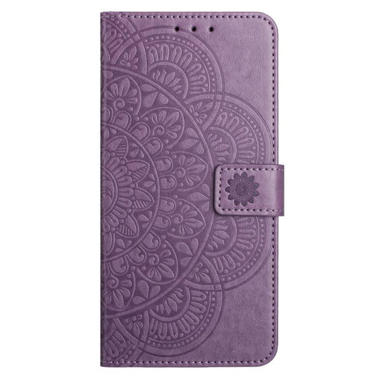 For iPhone Air Flower Embossed Leather Phone Case(Purple) - iPhone Air Cases by buy2fix | Online Shopping UK | buy2fix