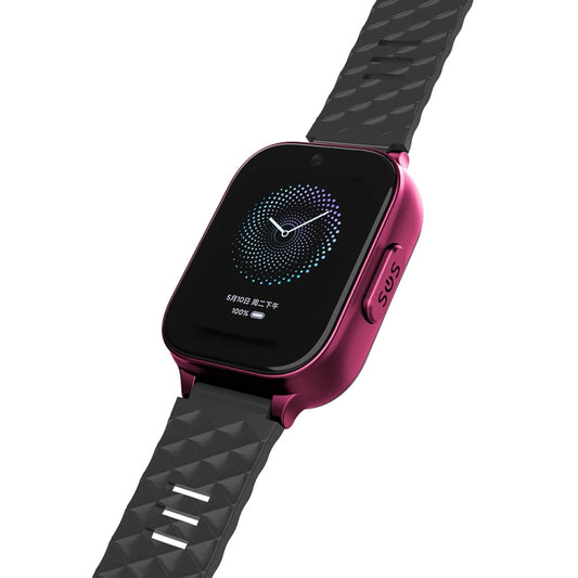 RF-V52-A 1.85 inch Screen GPS Smart Tracker WatchBand Support SOS Call / Health Monitoring For Asia / Europe / Africa / Australia(Red) by buy2fix