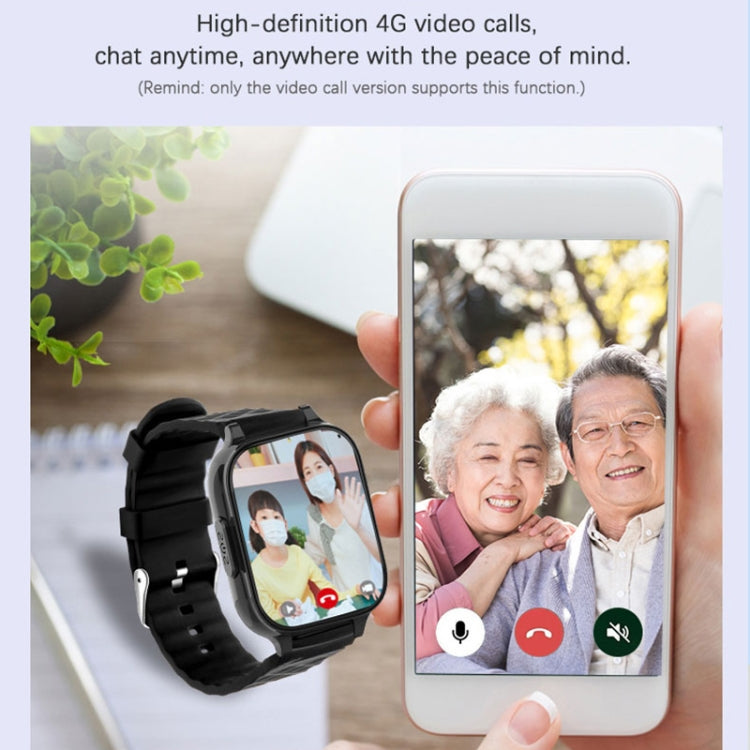 RF-V52-A 1.85 inch Screen GPS Smart Tracker WatchBand Support SOS Call / Health Monitoring For Asia / Europe / Africa / Australia(Black) by buy2fix