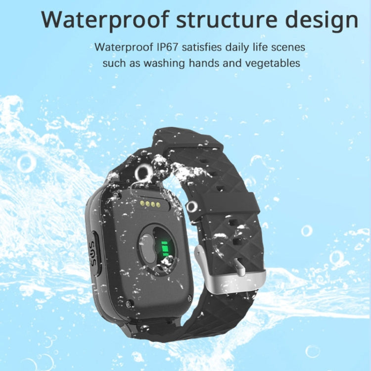 RF-V52-A 1.85 inch Screen GPS Smart Tracker WatchBand Support SOS Call / Health Monitoring For Asia / Europe / Africa / Australia(Black) by buy2fix