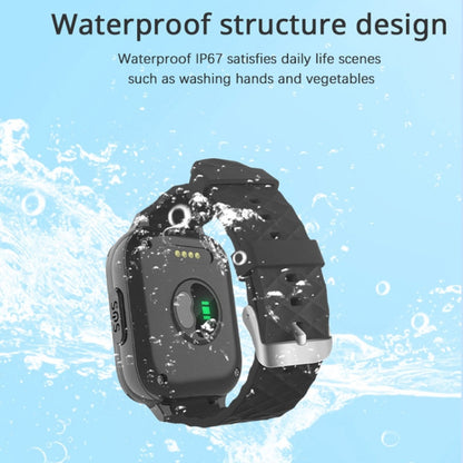 RF-V52-A 1.85 inch Screen GPS Smart Tracker WatchBand Support SOS Call / Health Monitoring For Asia / Europe / Africa / Australia(Black) by buy2fix