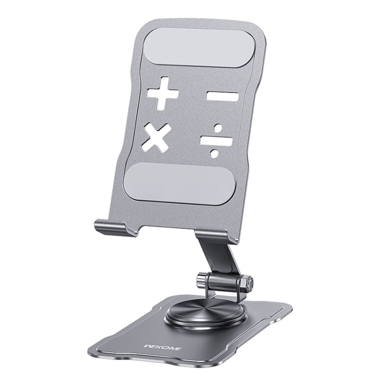 WEKOME WA-S104 Life Series Metal Foldable Rotating Desktop Holder(Tarnish) - Desktop Holder by WK | Online Shopping UK | buy2fix